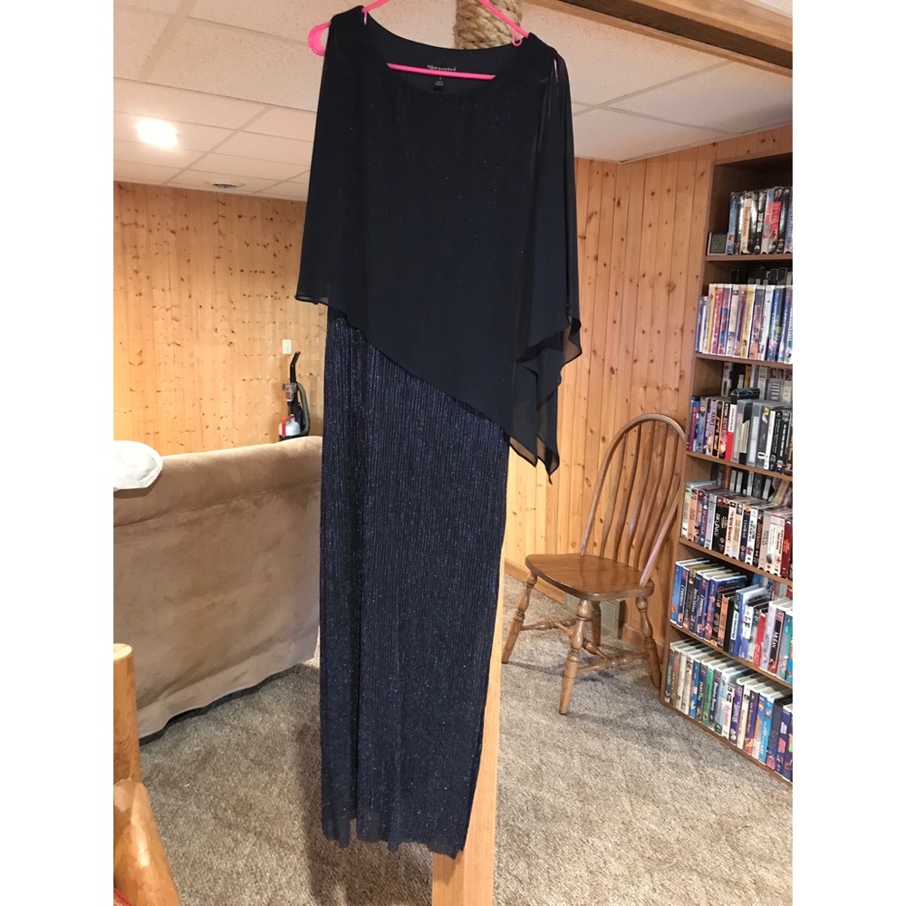Blue formal gown